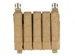 SMG Hybrid Mag Pouch 5 Mags Tan suitable for MP5 Series