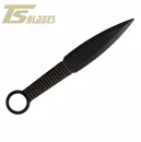 TS BLADES KUNAI OD OLIVE PARACORD DUMMY KNIFE