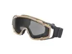 Protective goggle with helmet mount - Dark Earth